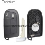 433Mhz 46 chip FCC:M3N40821302 keyless 2 button remote key for Jeep 2014-2018